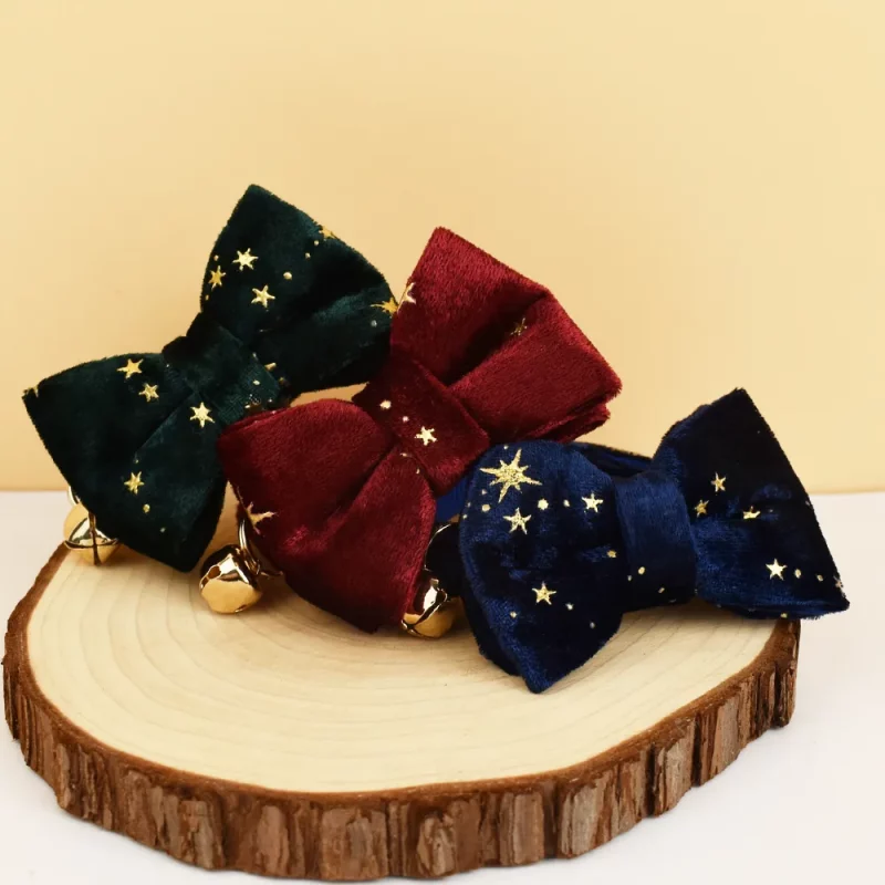 Personalised Plush Velvet Collar Bell Elegant - Image 5
