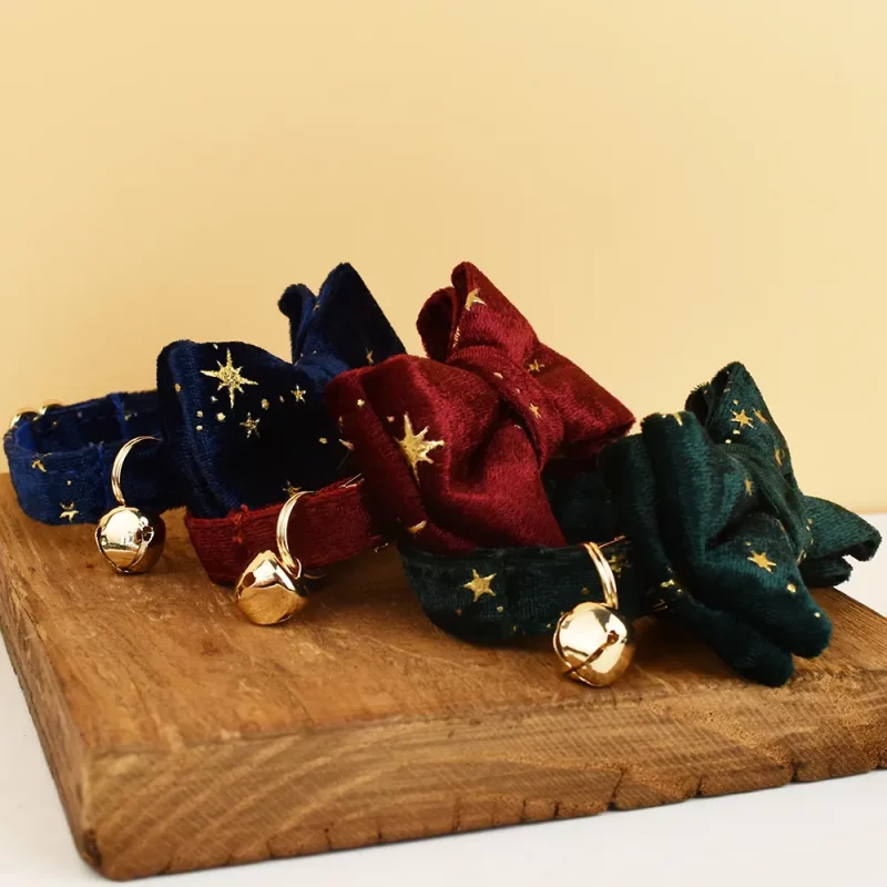 Personalised Plush Velvet Collar Bell Elegant - Image 6