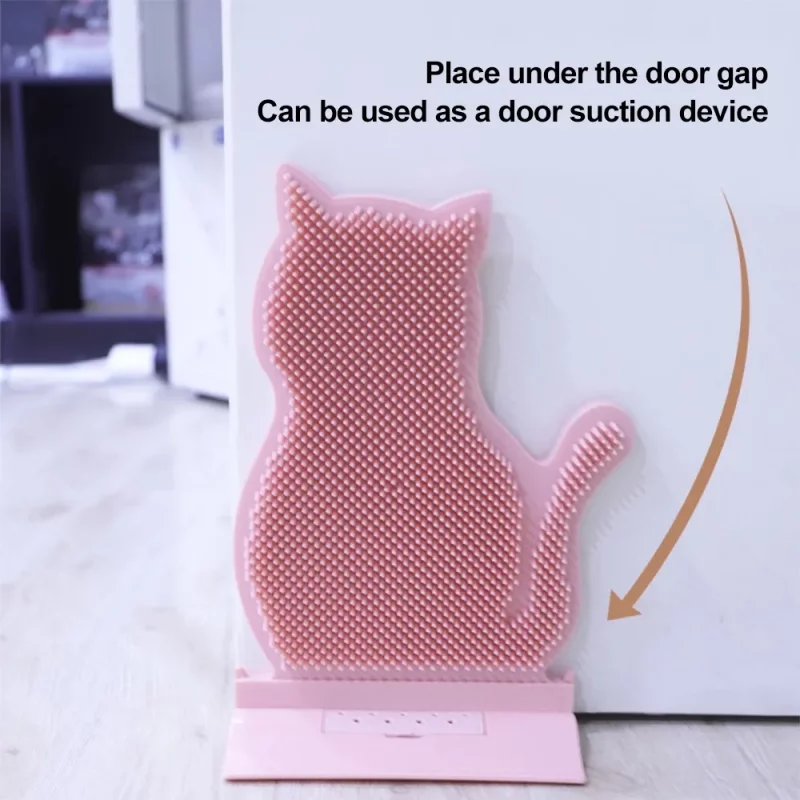 Cat-Shaped Massage Brush Scratcher - Image 4