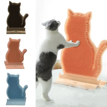 Cat-Shaped Massage Brush Scratcher