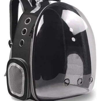 Transparent Capsule Backpack Pet Carrier Playpen