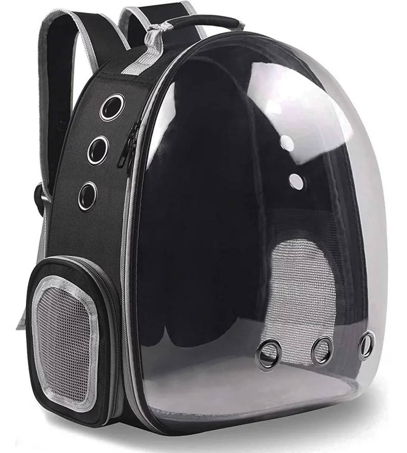 Transparent Capsule Backpack Pet Carrier Playpen