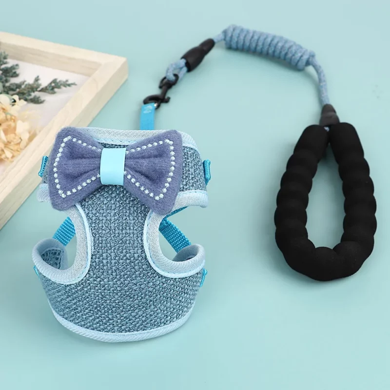 Bow Harness and Corded Leash Set - Image 2