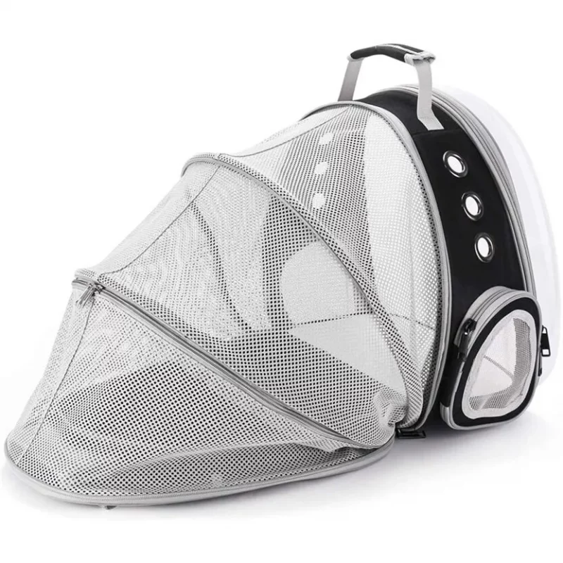 Expandable Transparent Capsule Backpack Pet Carrier Playpen - Image 2