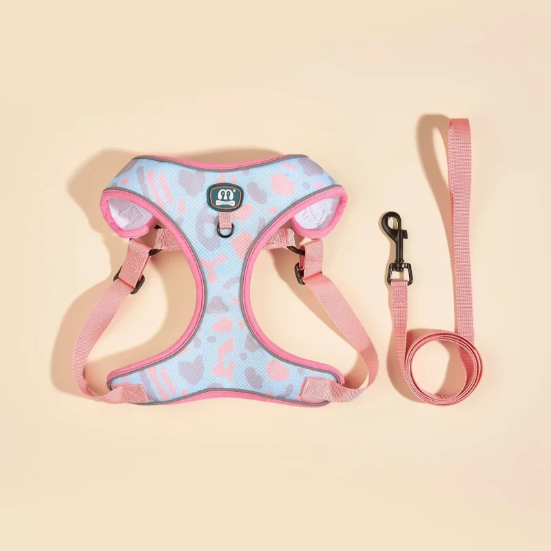 Comfy Colourful Adjustable Harness And Leash Set - Image 3