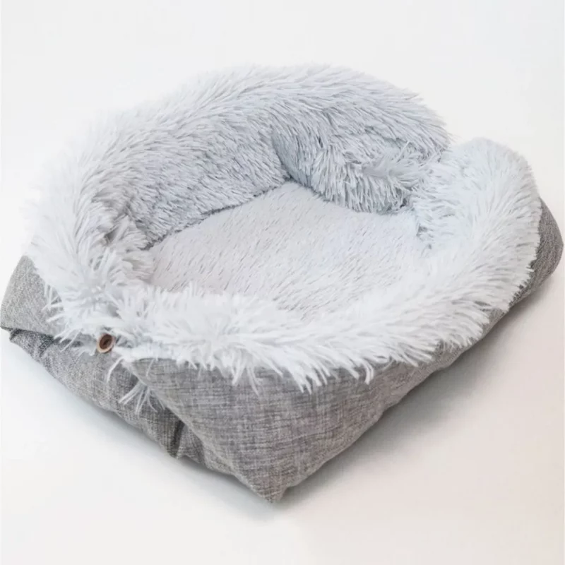 Plush Folding Blanket Bed - Image 8