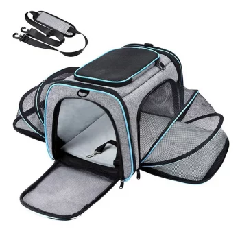 Mesh Breathable Shoulder Strap Pet Carrier Portable Playpen