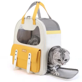 Mesh Breathable Shoulder Backpack Pet Carrier