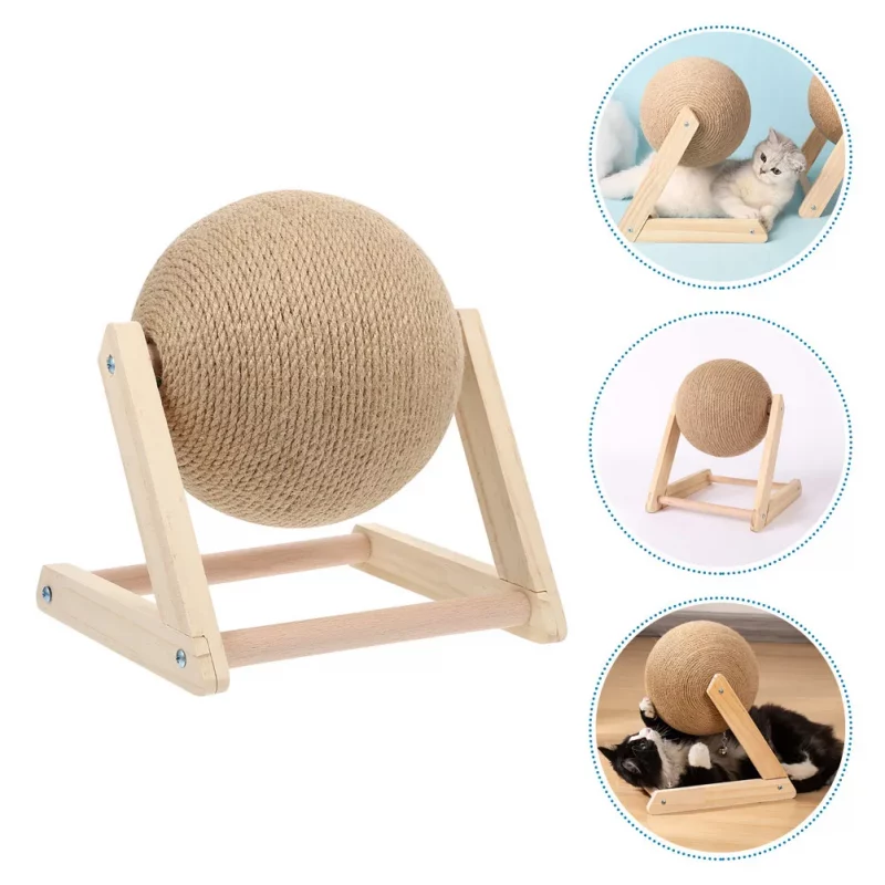 Sisal Rope Scratching Ball Toy - Image 4