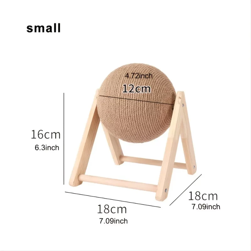 Sisal Rope Scratching Ball Toy - Image 5