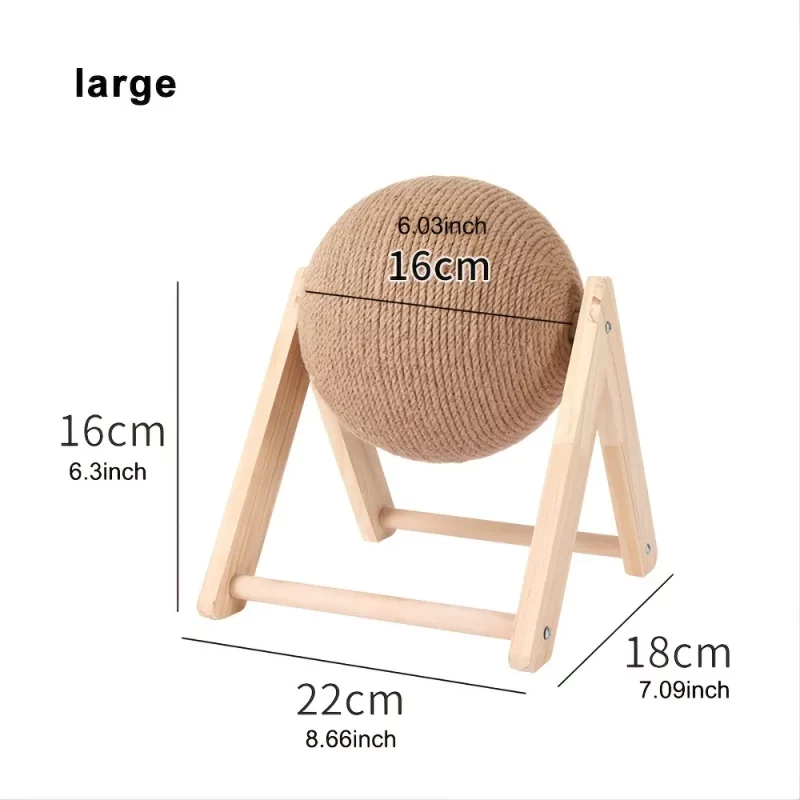 Sisal Rope Scratching Ball Toy - Image 6