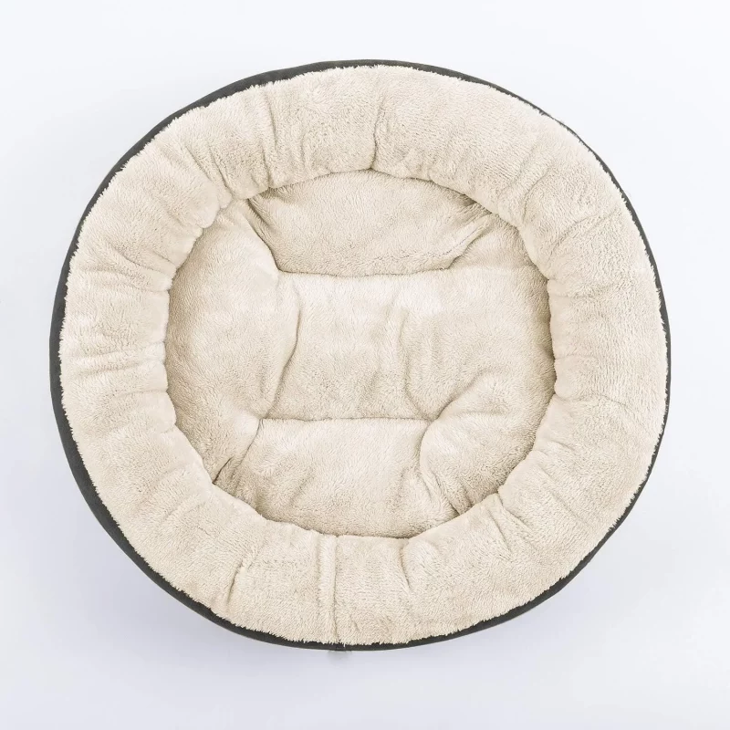 Round Plush Cushion Bed - Image 3
