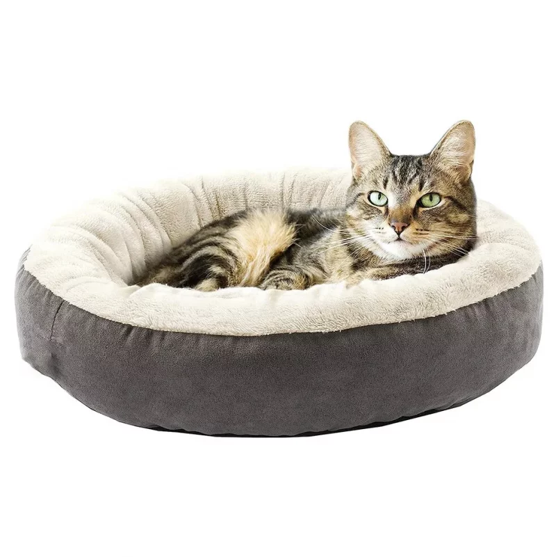 Round Plush Cushion Bed - Image 5