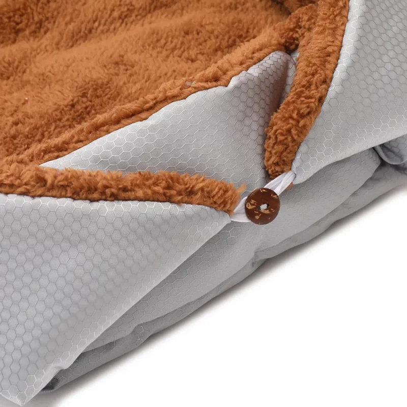 Plush Folding Blanket Bed - Image 3