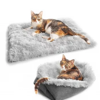 Plush Folding Blanket Bed
