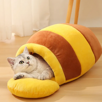 Novelty Honey Pot Cat Cave Bed