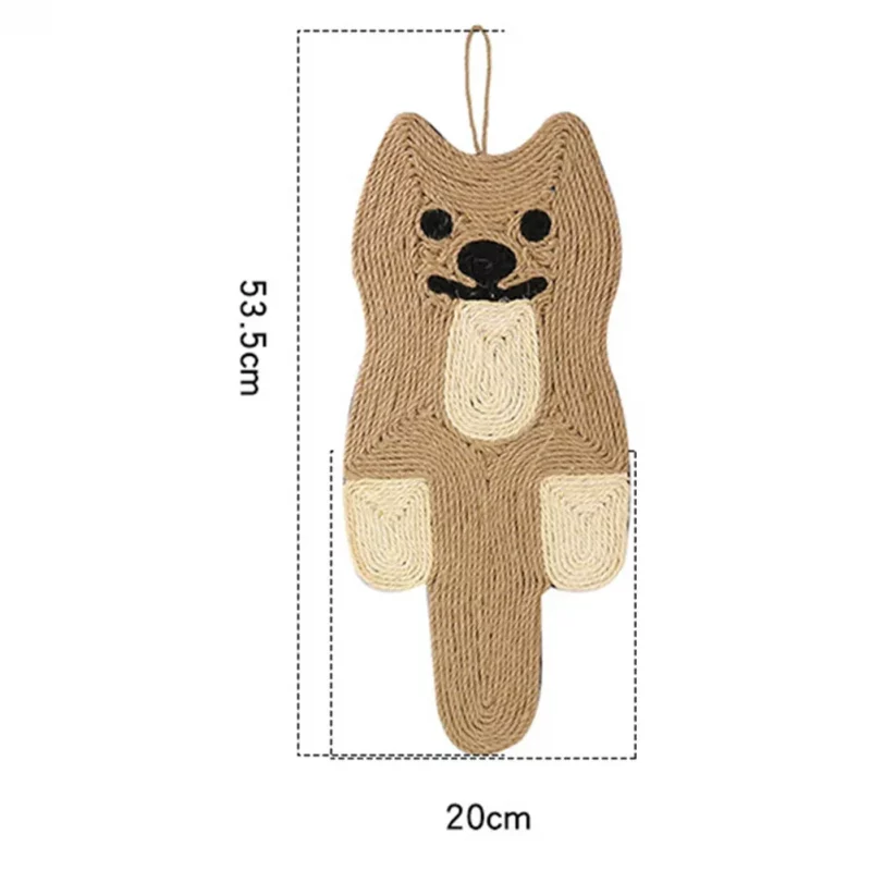 Cat Mouse Hanging Sisal Scratching Pad Mat - Image 6