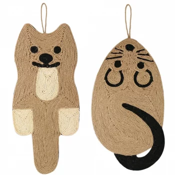 Cat Mouse Hanging Sisal Scratching Pad Mat