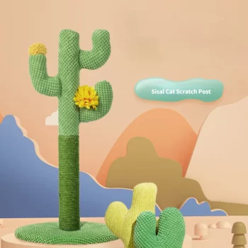 Cactus Sisal Scratching Tree Post