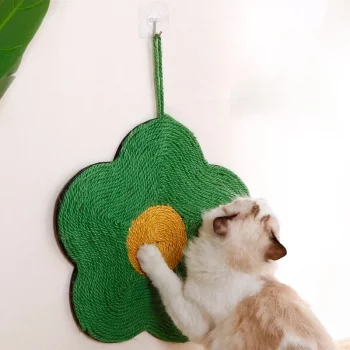 Hanging Fruit Flower-Shaped Sisal Scratching Pad