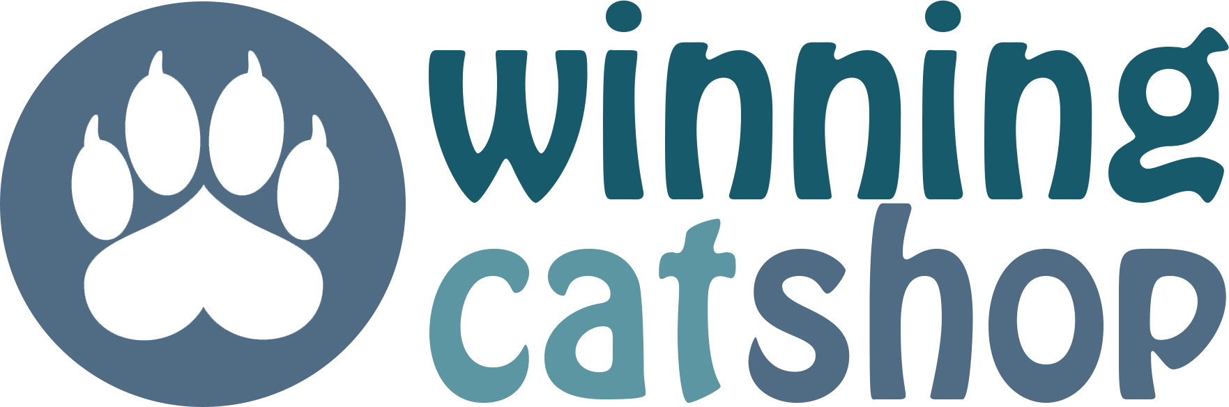 winning cat shop logo