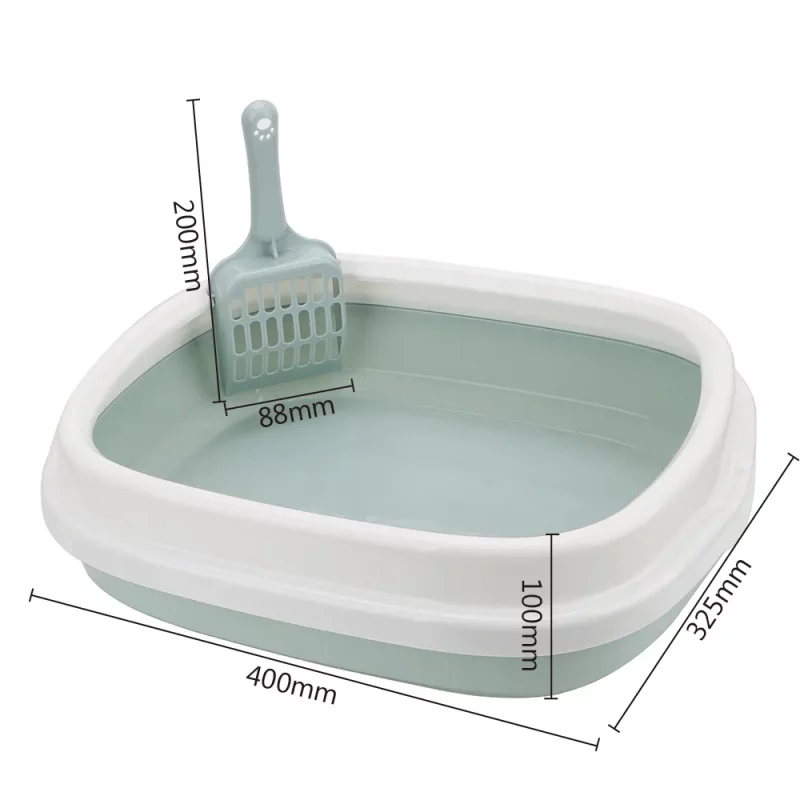 Anti-Splash Cat Litter Tray Box with Scoop - Image 6