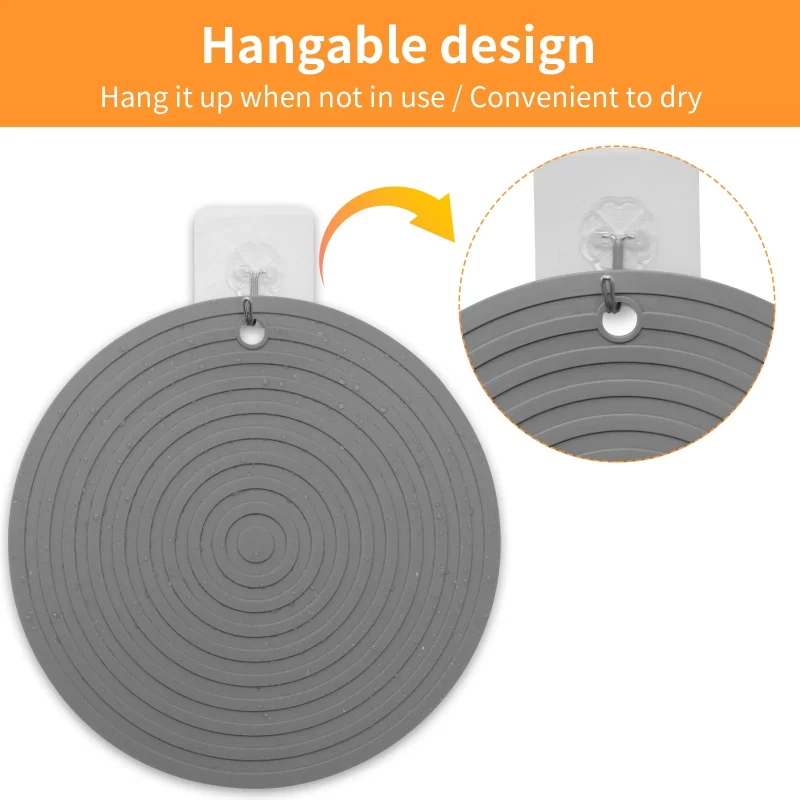 Waterproof Silicone Circle Food Feeding Pad Placemat - Image 3