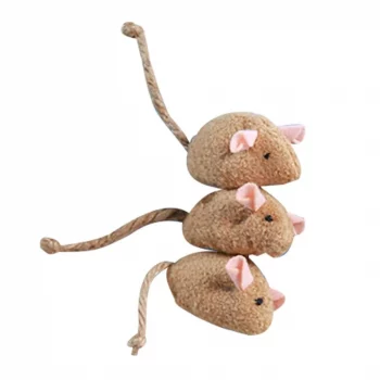 Plush Soft Mouse Toy (3 pack)