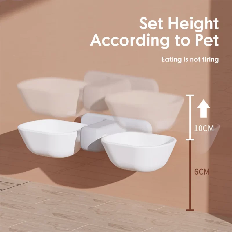 Wall-mounted Food Water Bowls - Image 2