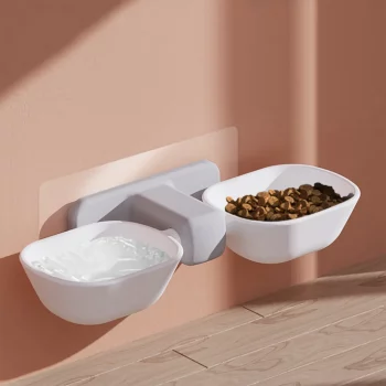 Wall-mounted Food Water Bowls