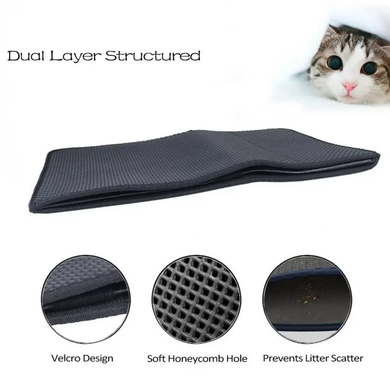 Waterproof Non-Slip Double-Layered Litter Mat - Image 7
