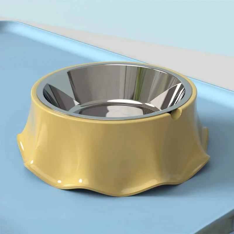 Round Stainless Steel Food Water Bowl - Image 5