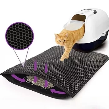 Waterproof Non-Slip Double-Layered Litter Mat