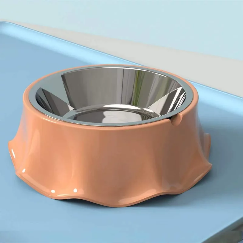 Round Stainless Steel Food Water Bowl - Image 6