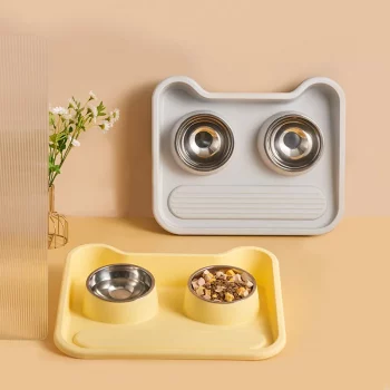 Waterproof Silicone Double Food Feeding Pad Placemat